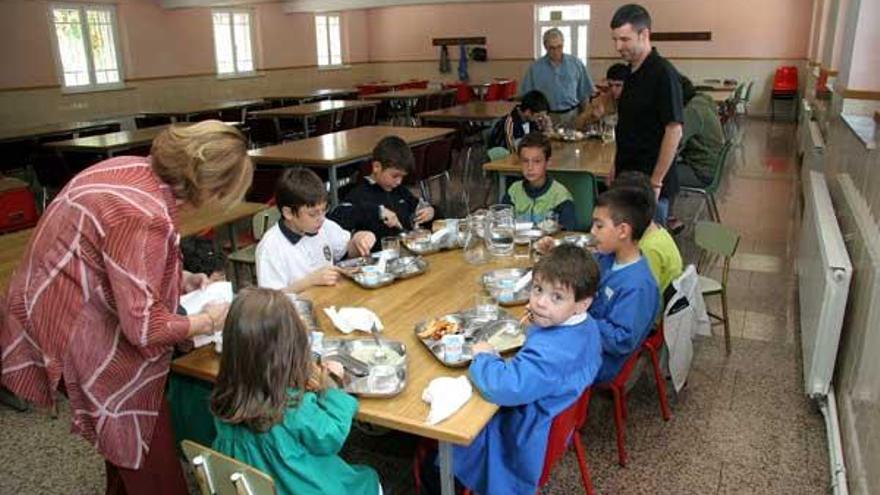 Comedor escolar en un colegio de la ciudad.