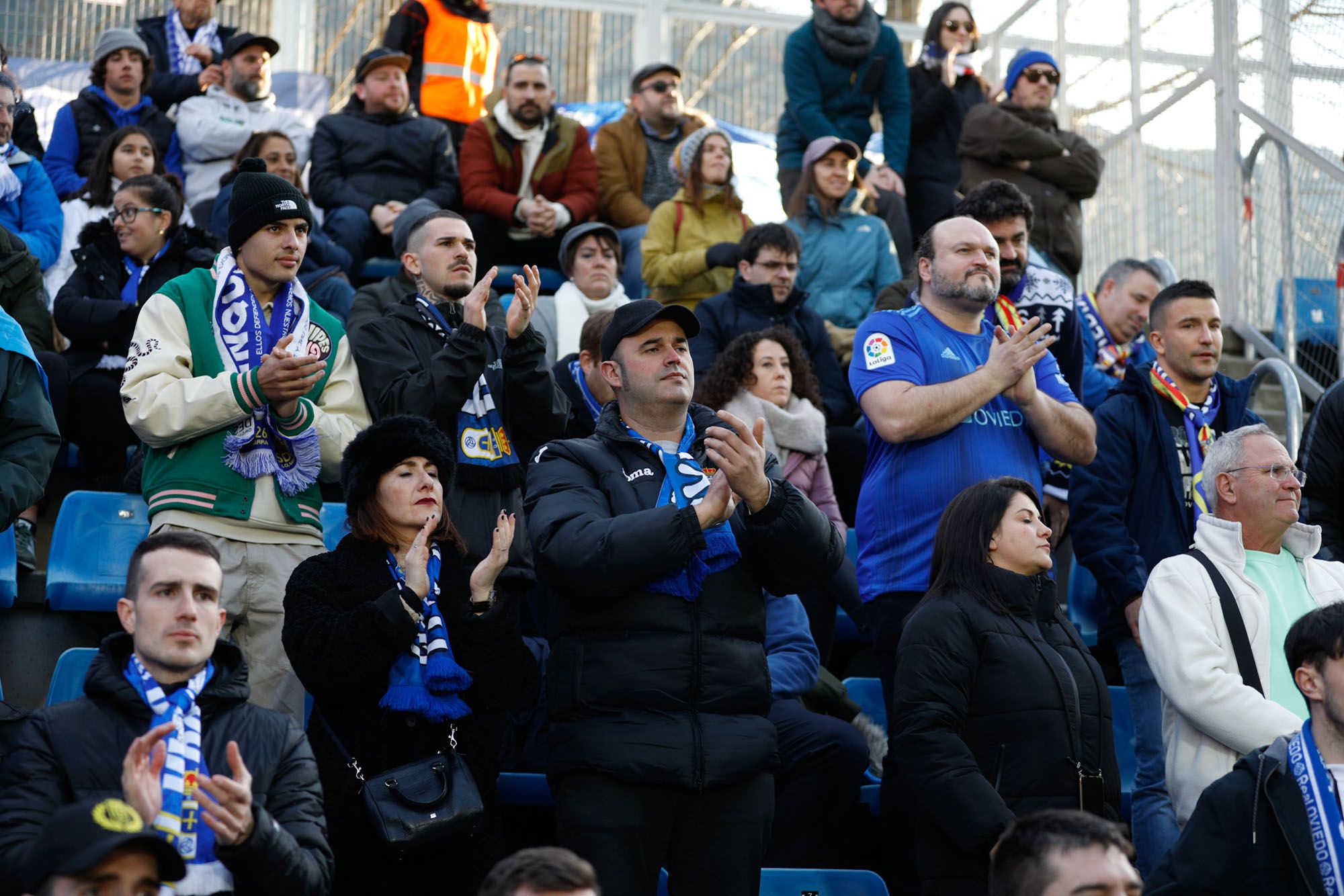 EN IMÁGENES, El partido entre el Andorra y el Real Oviedo