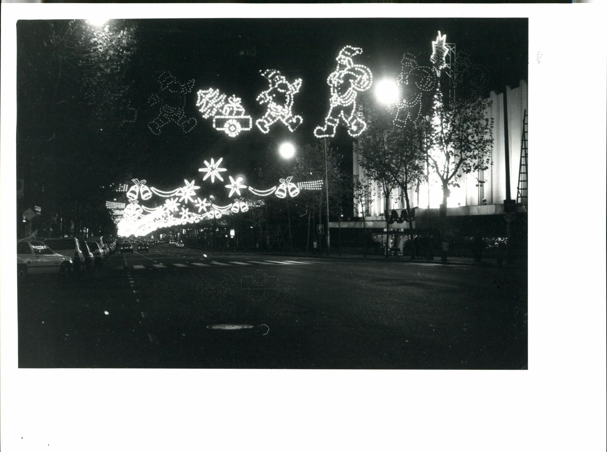 Así eran antes la luces de Navidad de Palma