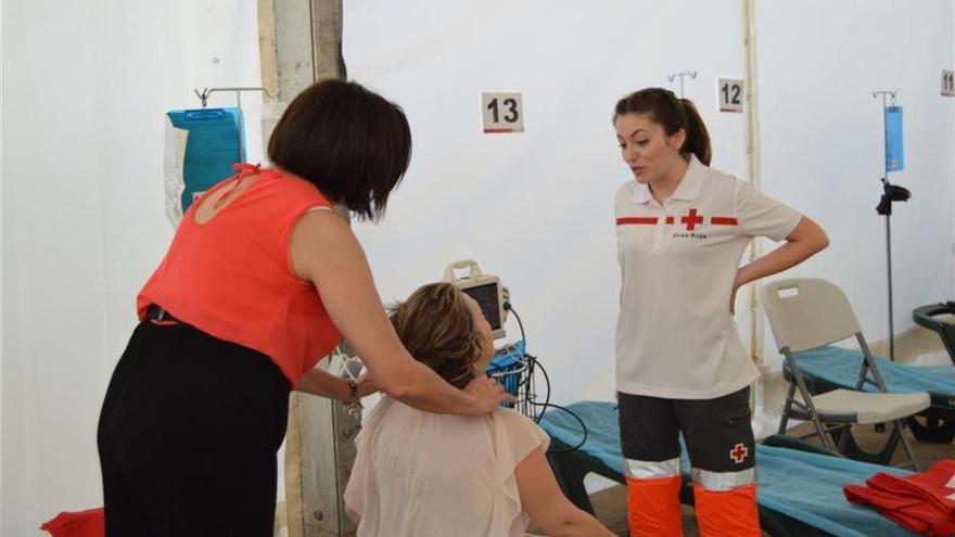 Cruz Roja atiende a 681 personas desde el inicio de Feria
