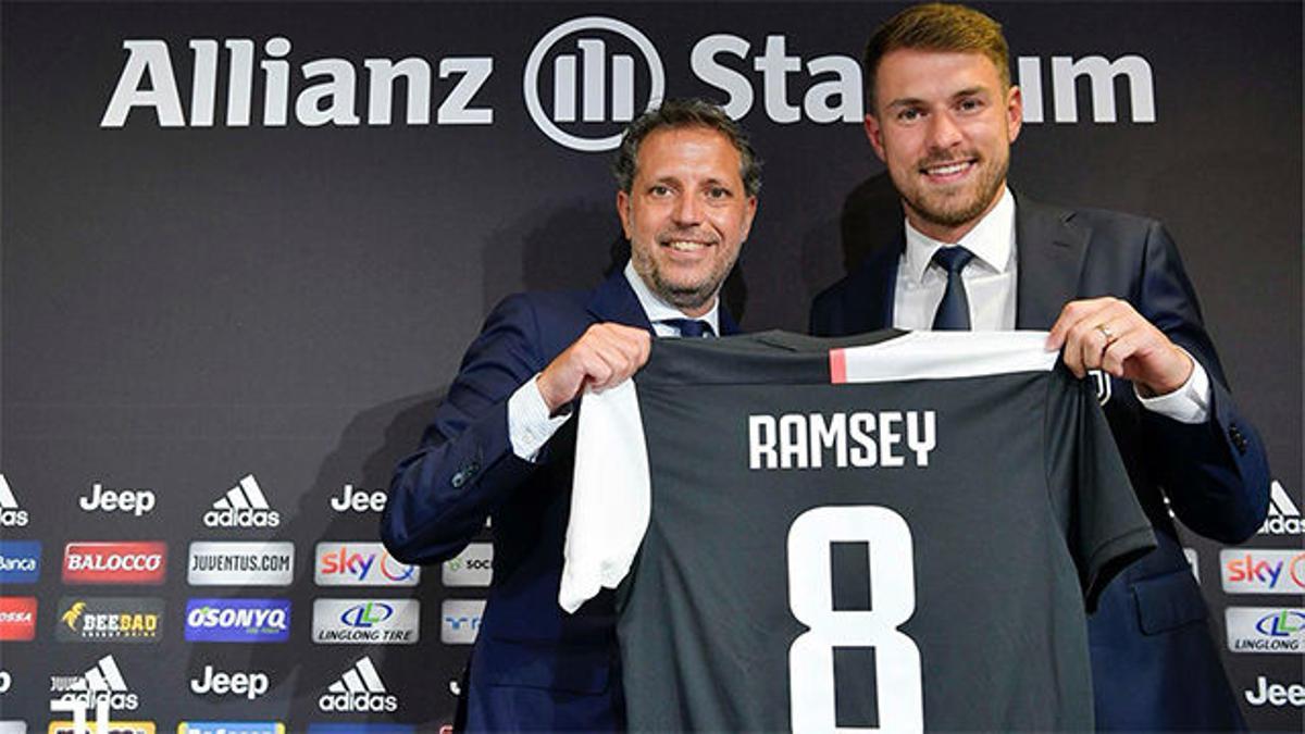 Aaron Ramsey, presentado como nuevo jugador de la Juventus