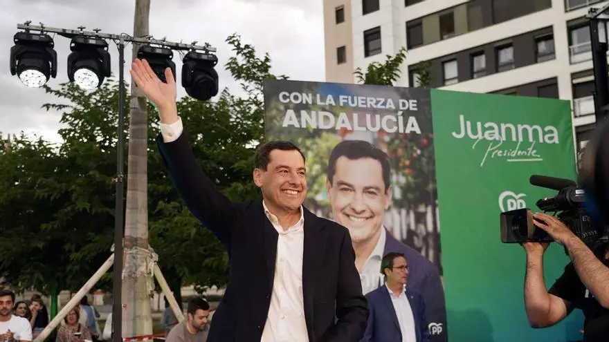 Moreno Bonilla y Feijóo cierran campaña en Andalucía por separado