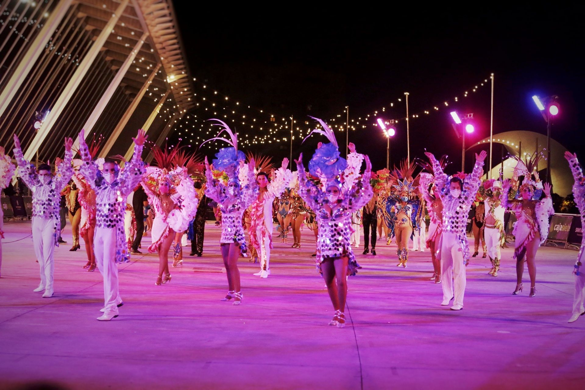 Grabación de las comparsas para el Carnaval Virtual