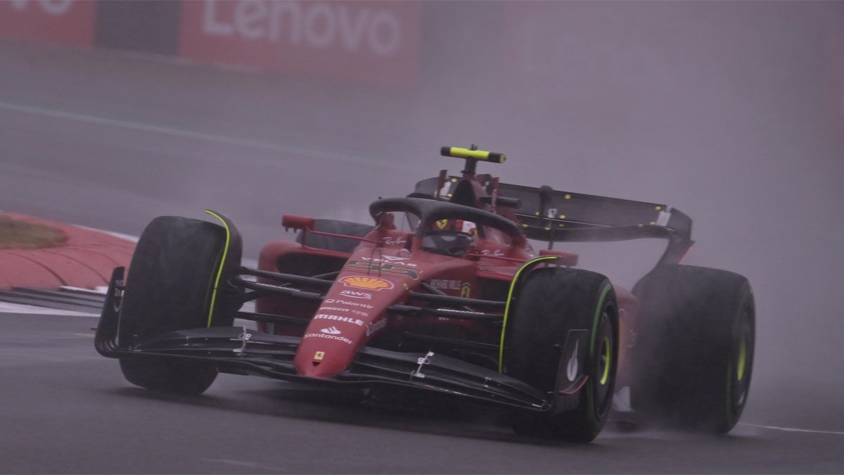 Sainz ha 'volado' en Silverstone