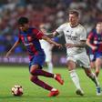 Lamine Yamal y Toni Kroos / Real Madrid - FC Barcelona