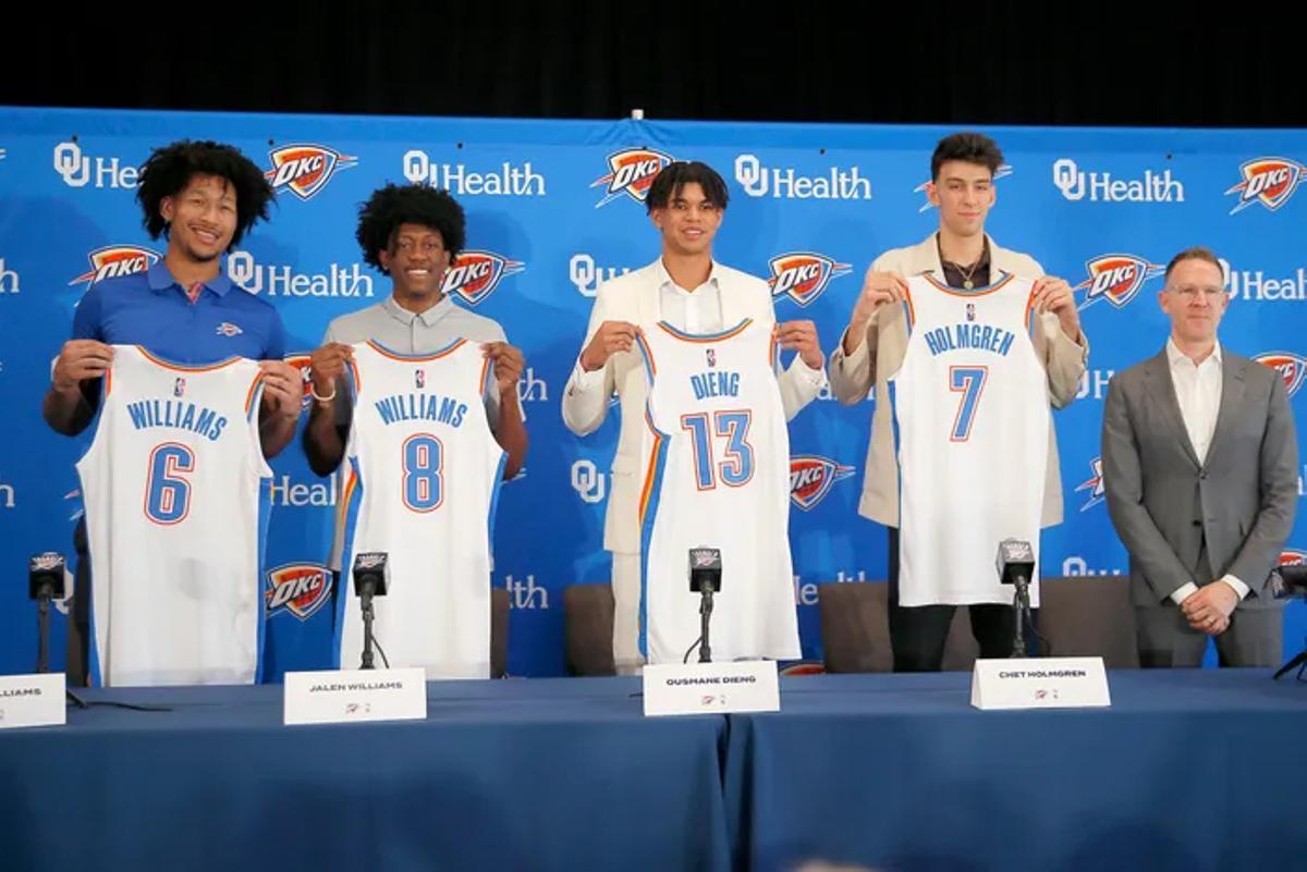 Jalen Williams and Chet Holmgren were selected in the same 2022 draft
