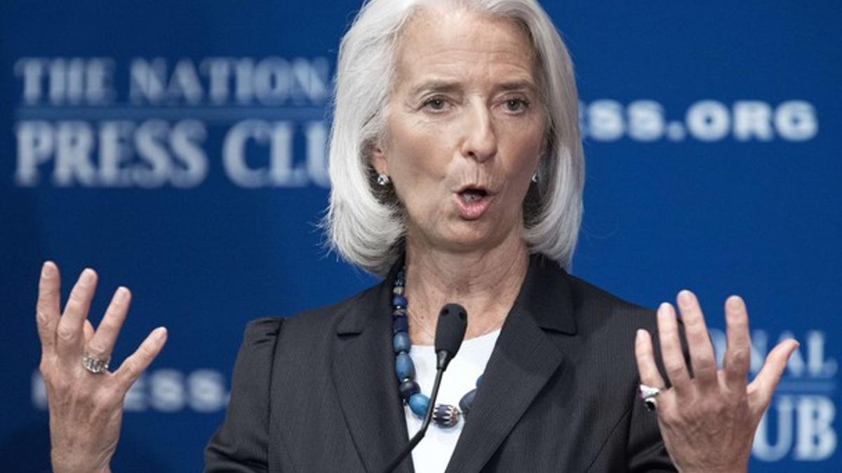 La directora gerente del FMI, Christine Lagarde , el pasado junio.