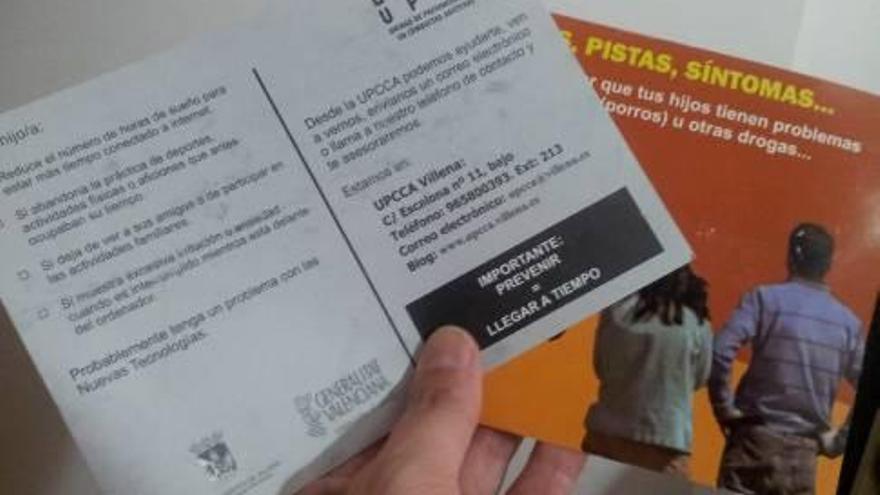 Los padres podrán detectar si sus hijos tienen adicciones a través de postales