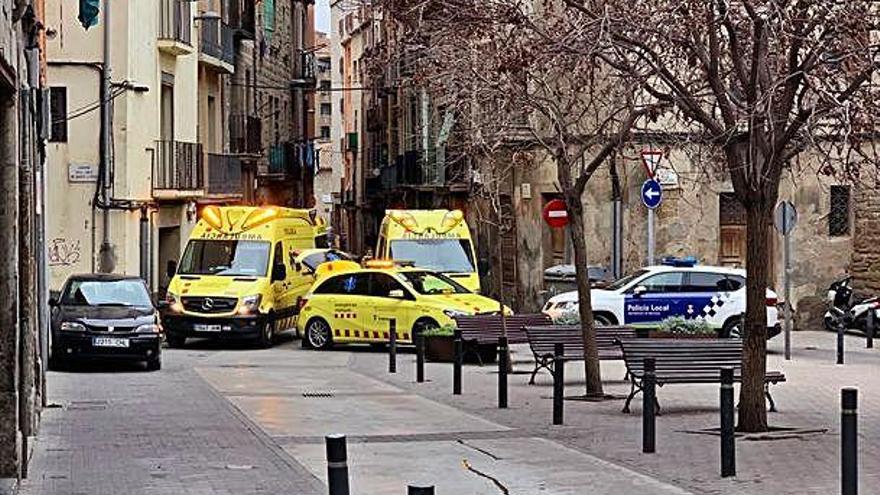 Tres dotacions del SEM van atendre l&#039;afectat ahir al matí a Manresa