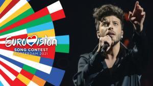 Blas Cantó en el escenario de Eurovisión 2021