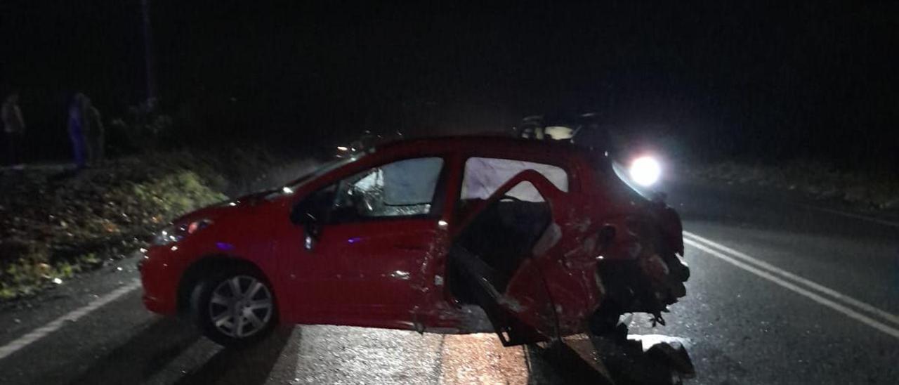 Accidente en el polígono de Toedo de A Estrada