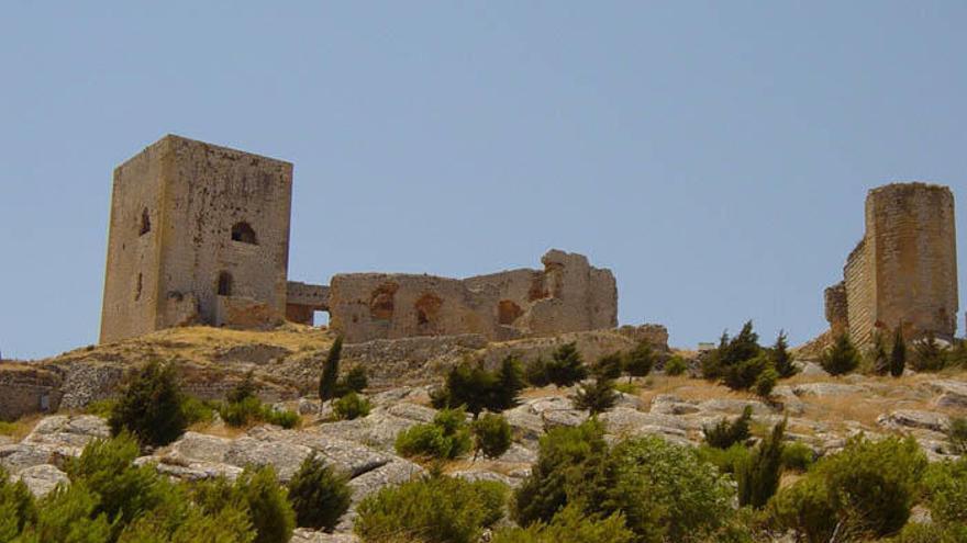Estado actual del Castillo de la Estrella de Teba.