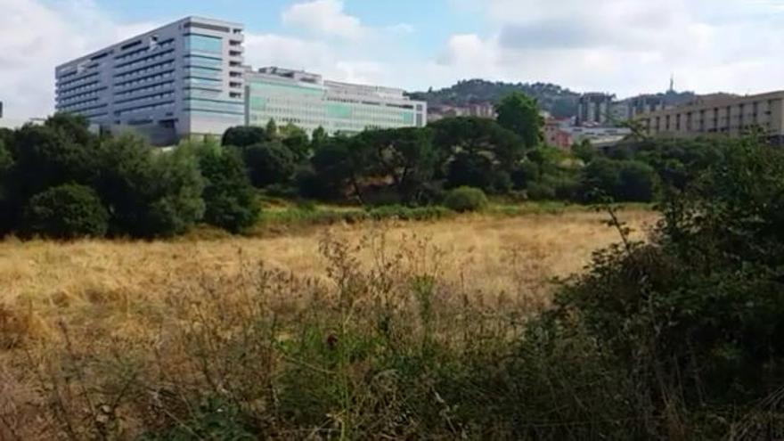 Denuncian el abandono de una finca al lado del Hospital del Ourense