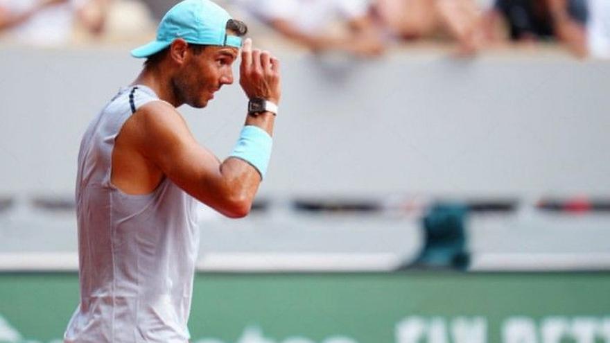 Rafael Nadal no va veure el partit d’Alcaraz perquè jugava al parxís