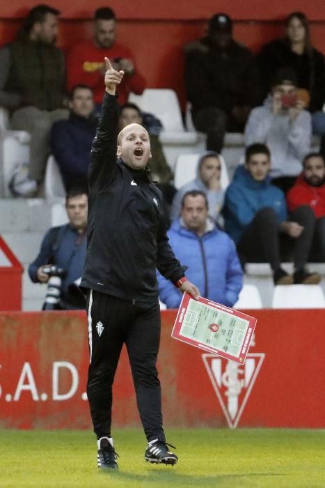 Primer entrenamiento de José Alberto como entrenador del Sporting