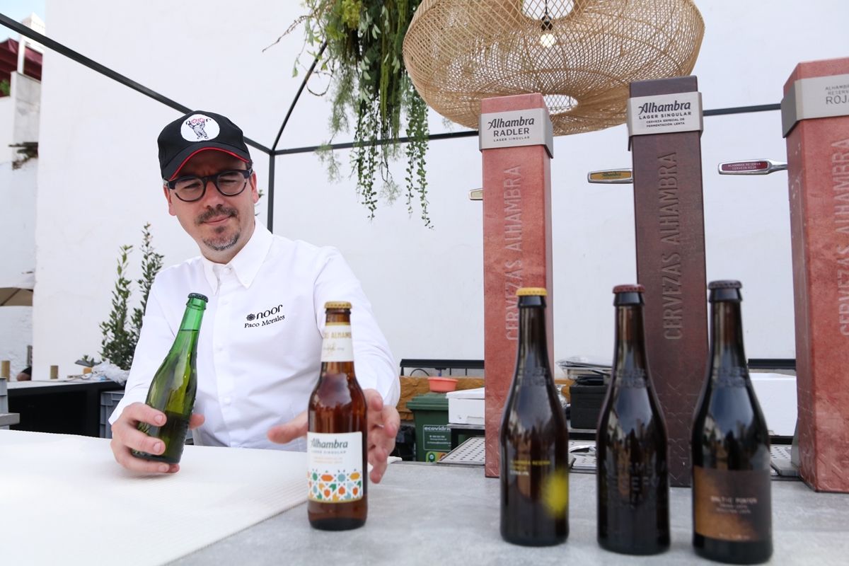 Maridaje con cerveza | Un menú de Paco Morales en Jardín Cervezas Alhambra