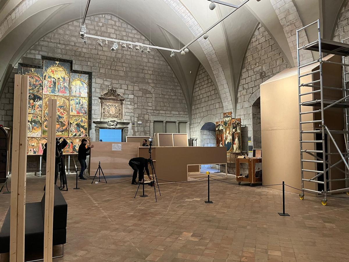 La cobertura dels retaules.