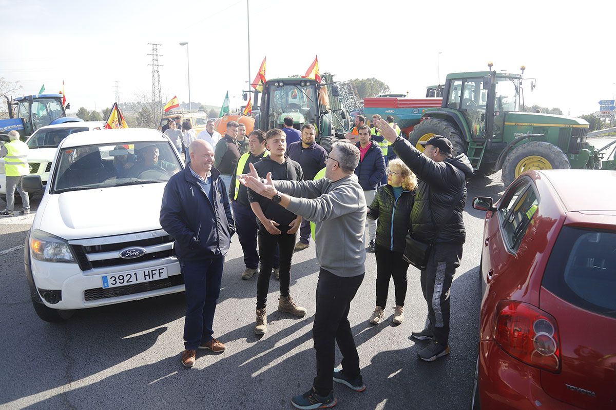 Entrada de la tractorada en Córdoba