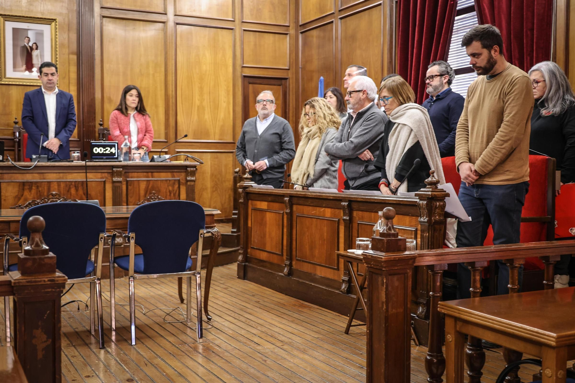 Imágenes del pleno de Alcoy
