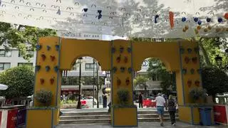Un temporal malogra 8.000 farolillos de la Feria de Marbella y daña la decoración