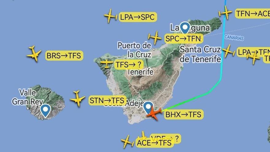 Emergencia de un vuelo a Tenerife con un bebé con problemas médicos