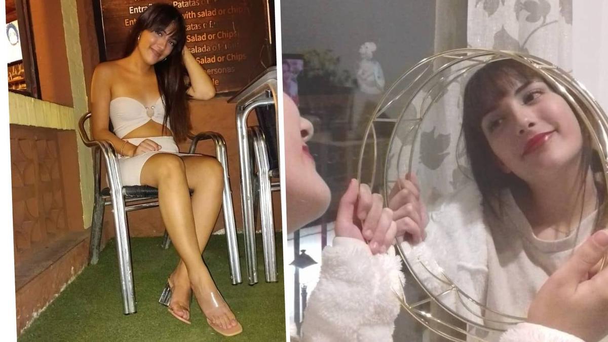 Ainara en diferentes fotos compartidas por su familia: &quot;quizá ahora tenga otro pelo, ya no tenga las mechas con las que desapareció&quot;.