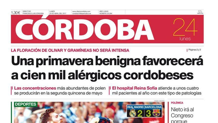 La portada de CÓRDOBA