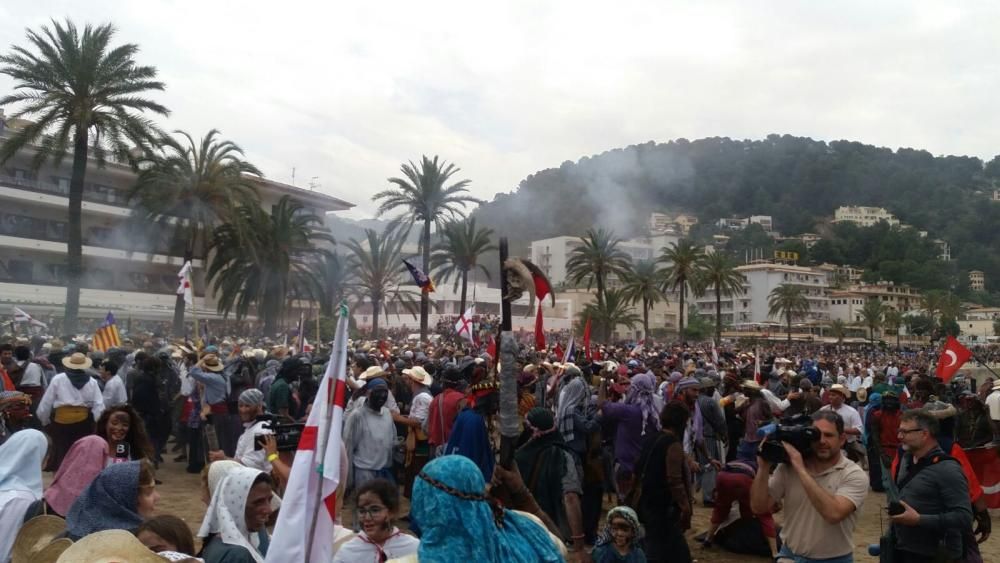 Desembarco de los piratas en el Port de Sóller