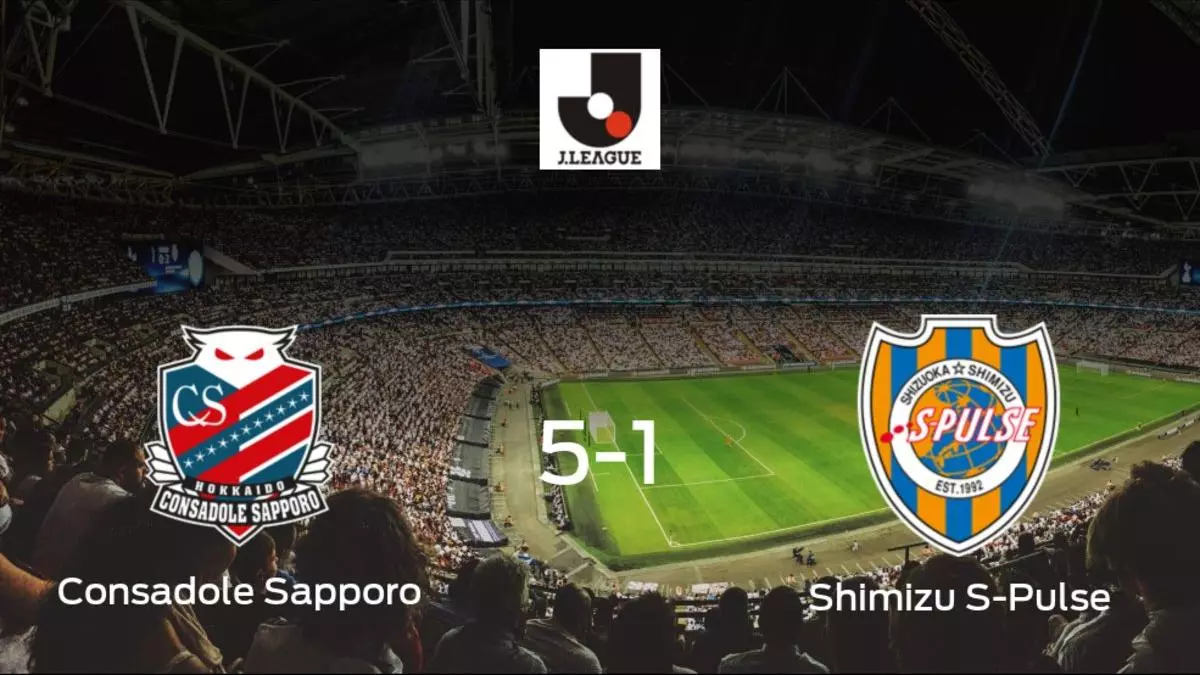 El Consadole Sapporo consigue los tres puntos en casa tras pasar por encima del Shimizu S-Pulse (5-1)