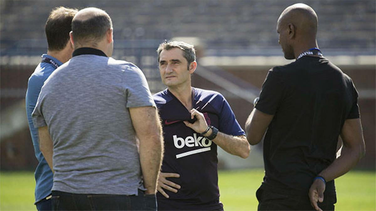 Abidal desvela la fecha en la que empezaron a trabajar en el relevo de Valverde