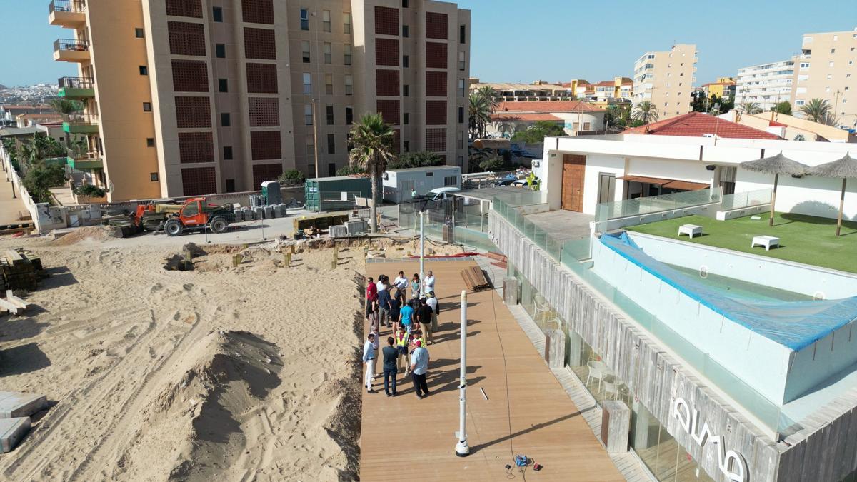 Este es el aspecto que tendrá la renovada senda de La Mata (Torrevieja) cuando esté terminada (JULIO 2024)