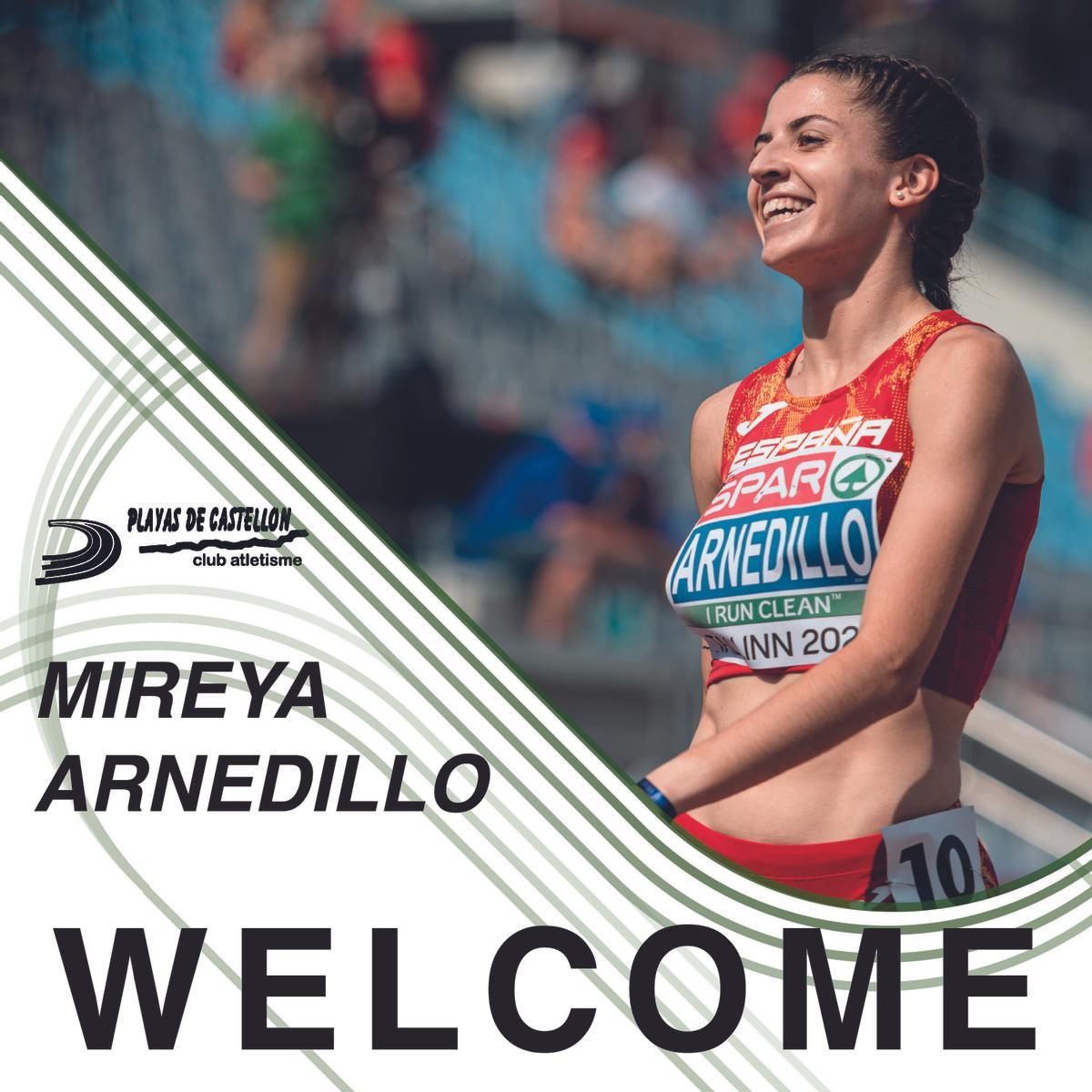 La mediofondista Mireya Arnedillo se postuló este año como uno de los diamantes en bruto del atletismo español.