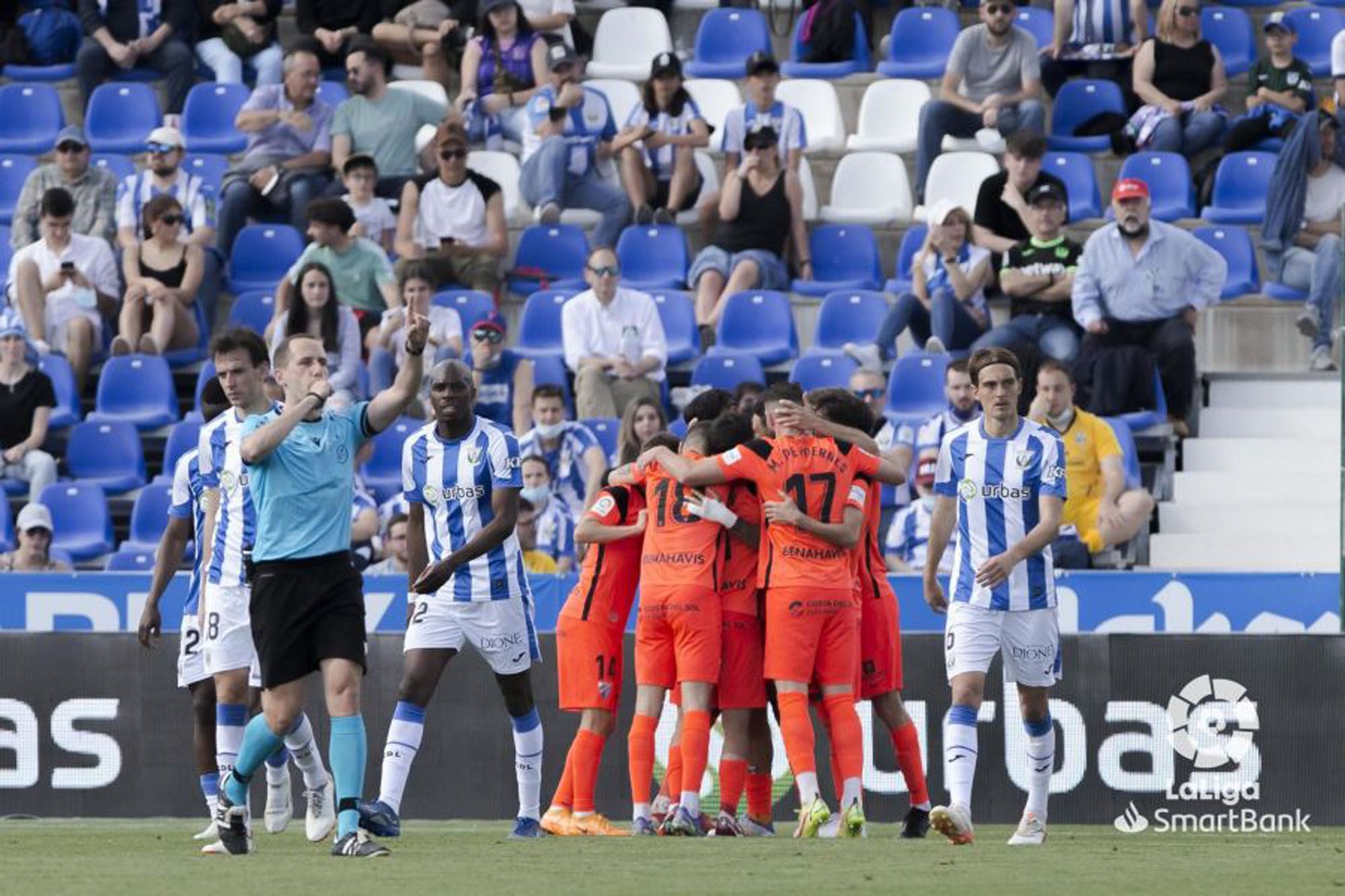 Las imágenes del CD Leganés - Málaga CF