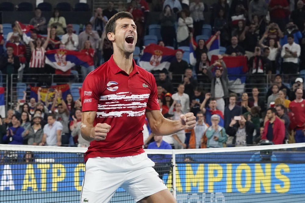 Serbia gana a España la Copa ATP