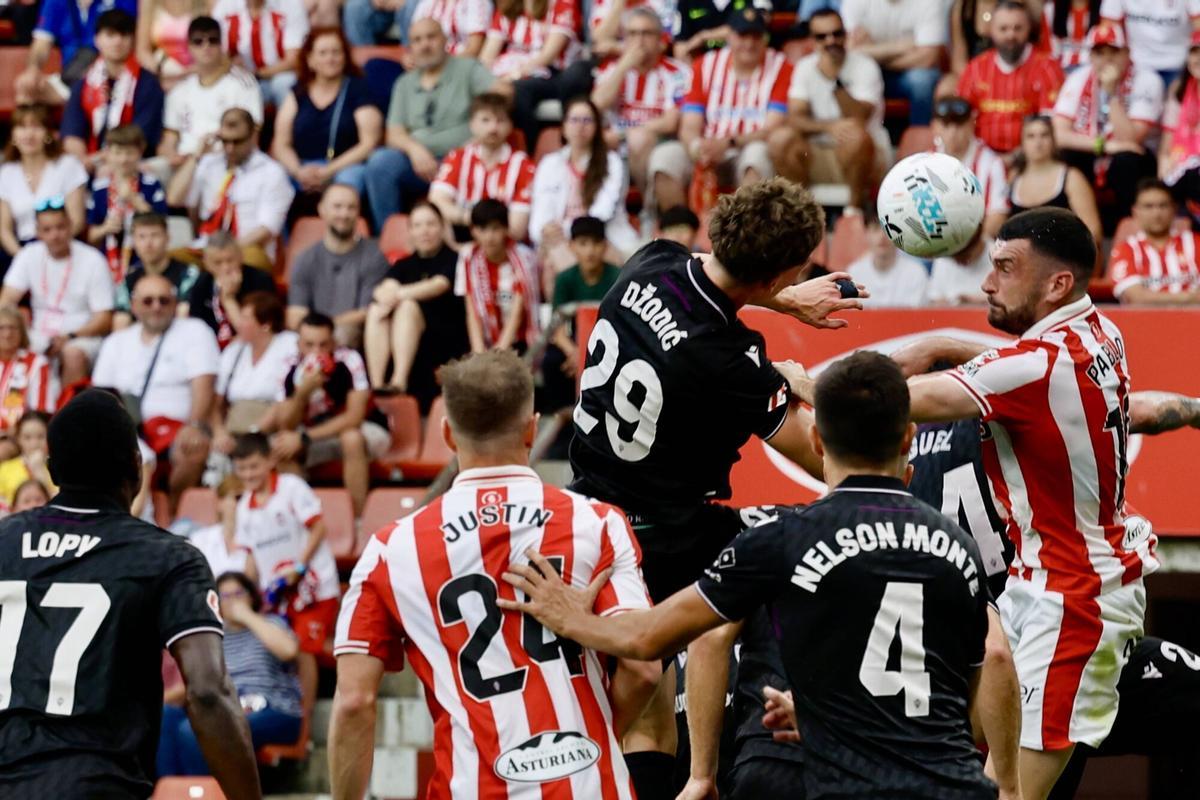 Molinón. Sporting-Almería.