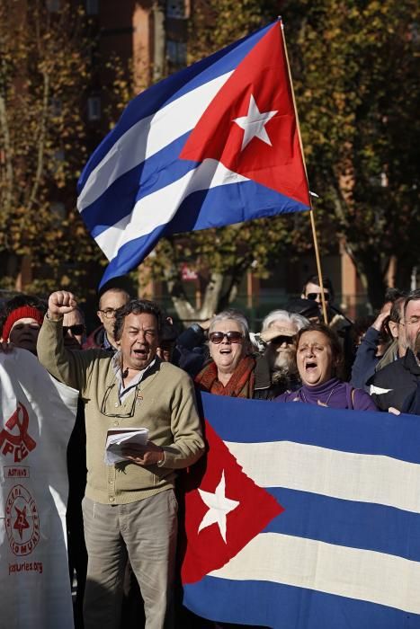 Acto homenaje de los asturianos a Fidel Castro