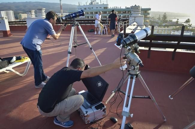 Observación del eclipse con "los cazadores de ...