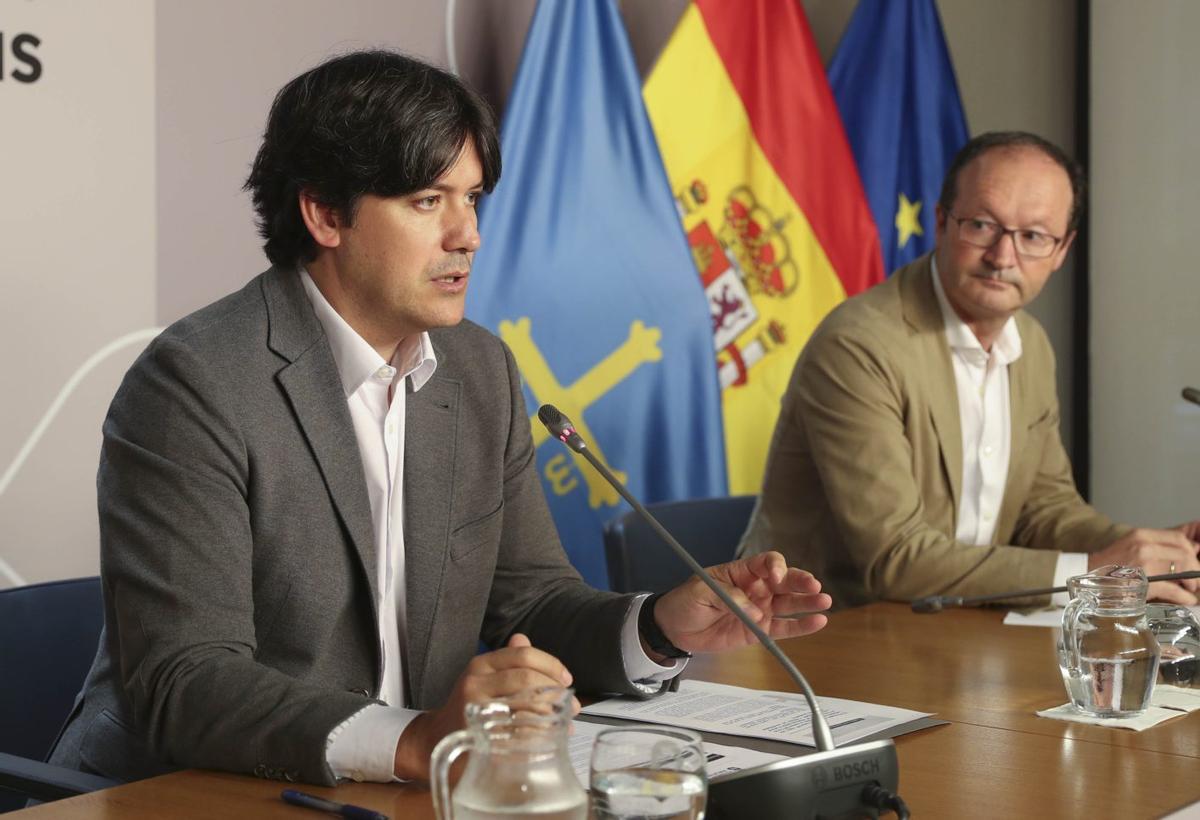 Borja Sánchez y Javier Cueli, en una imagen de archivo. | J. L. CEREIJIDO