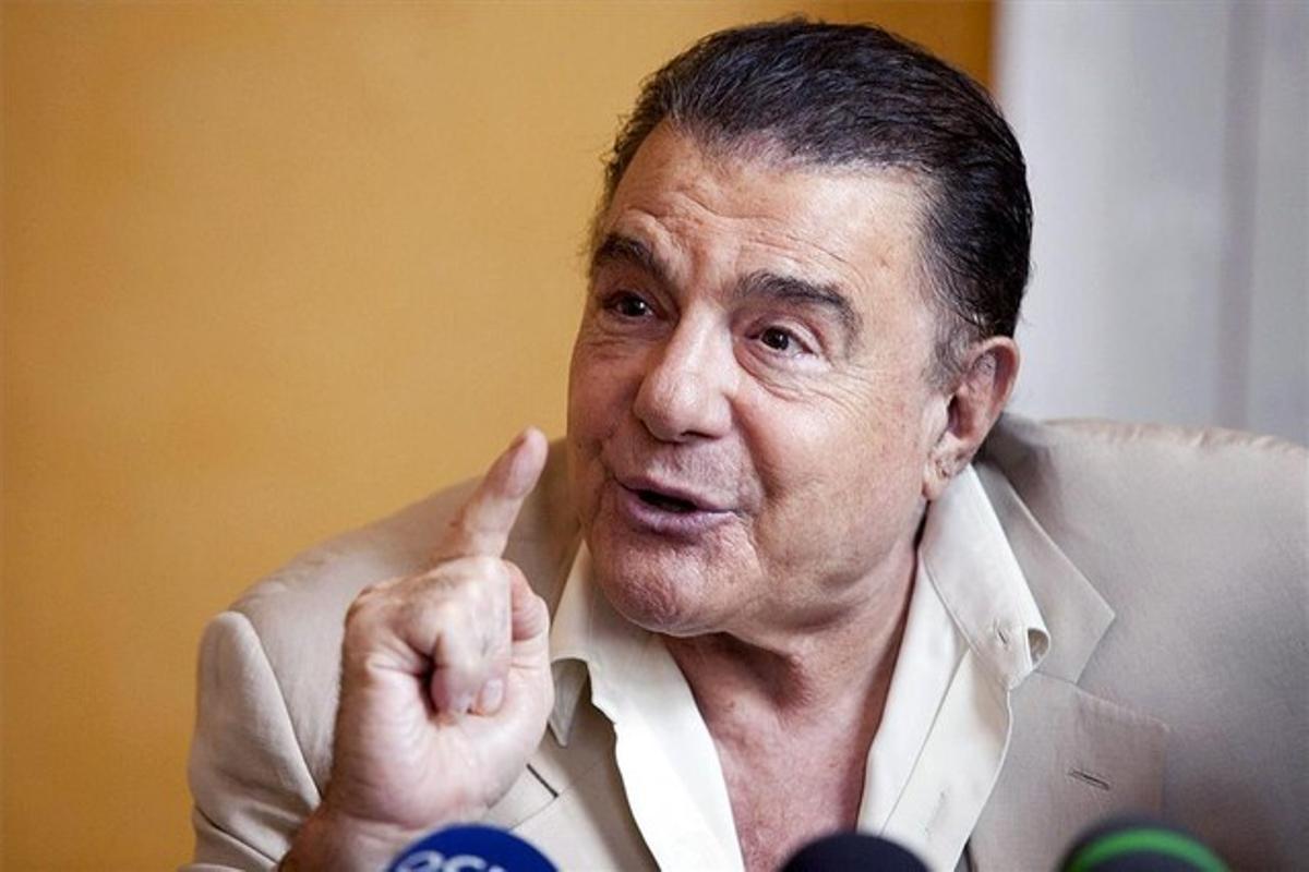 Juan Luis Galiardo, en la presentació d’El Avaro’, de Molière, a Tenerife el juny del 2011.