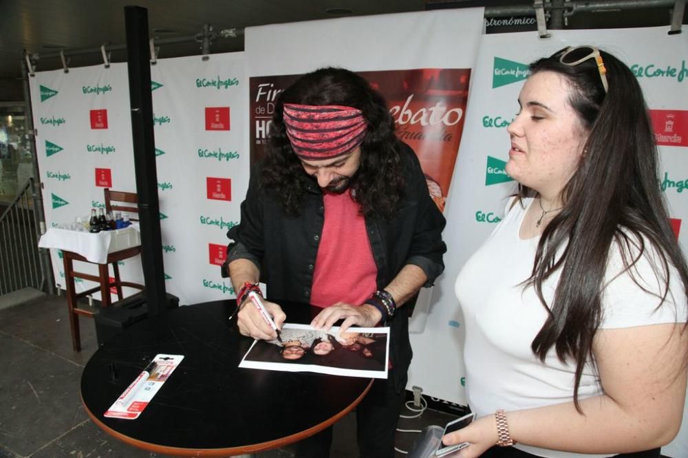 Firma de discos de El Arrebato en El Corte Inglés de Murcia