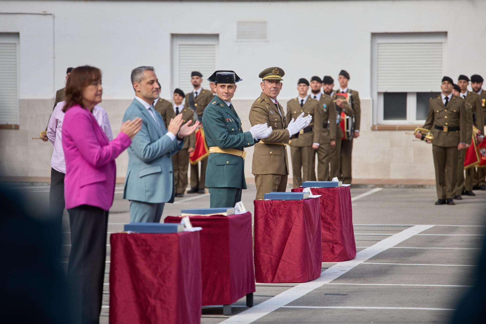 Imatges de la Guàrdia Civil celebrant la seva patrona a Girona
