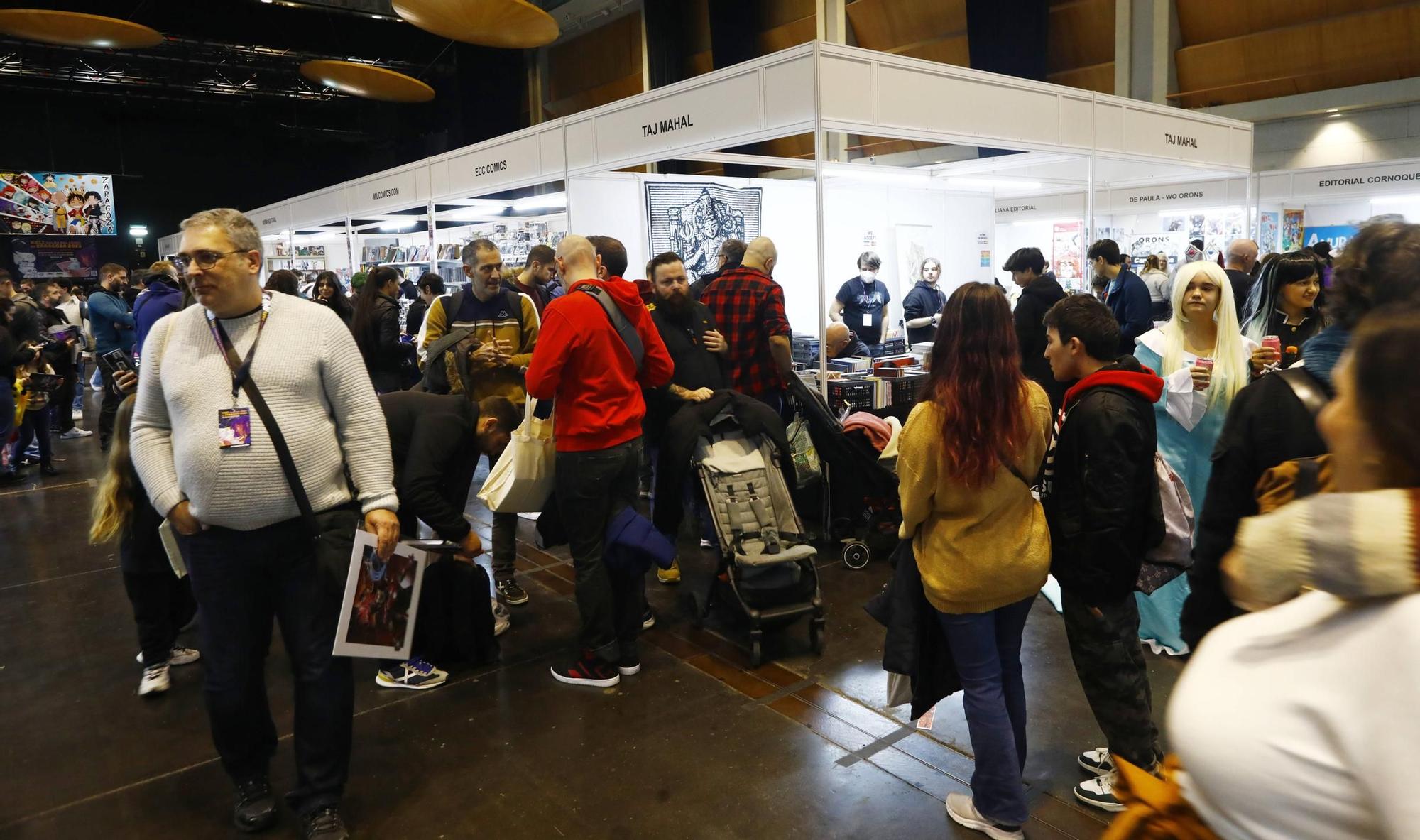 Gran ambiente en el Salón del Cómic de Zaragoza