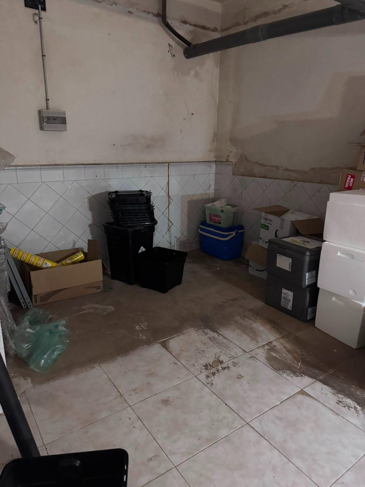 Estado que presenta una de las salas del consultorio.