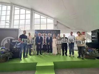 Contrueces, de Gijón, mejor sidra con Denominación de Origen de este año, en un podio al que sube también Quelo, de Siero, y Val de Boides, de Villaviciosa