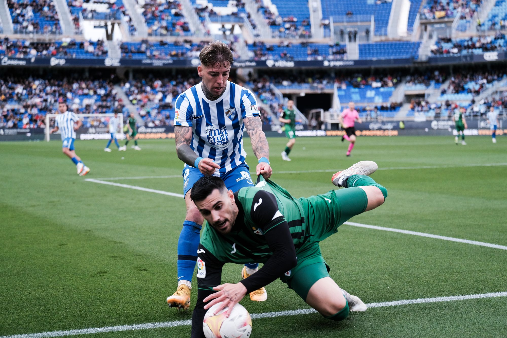 Las imágenes del Málaga CF - SD Éibar en La Rosaleda