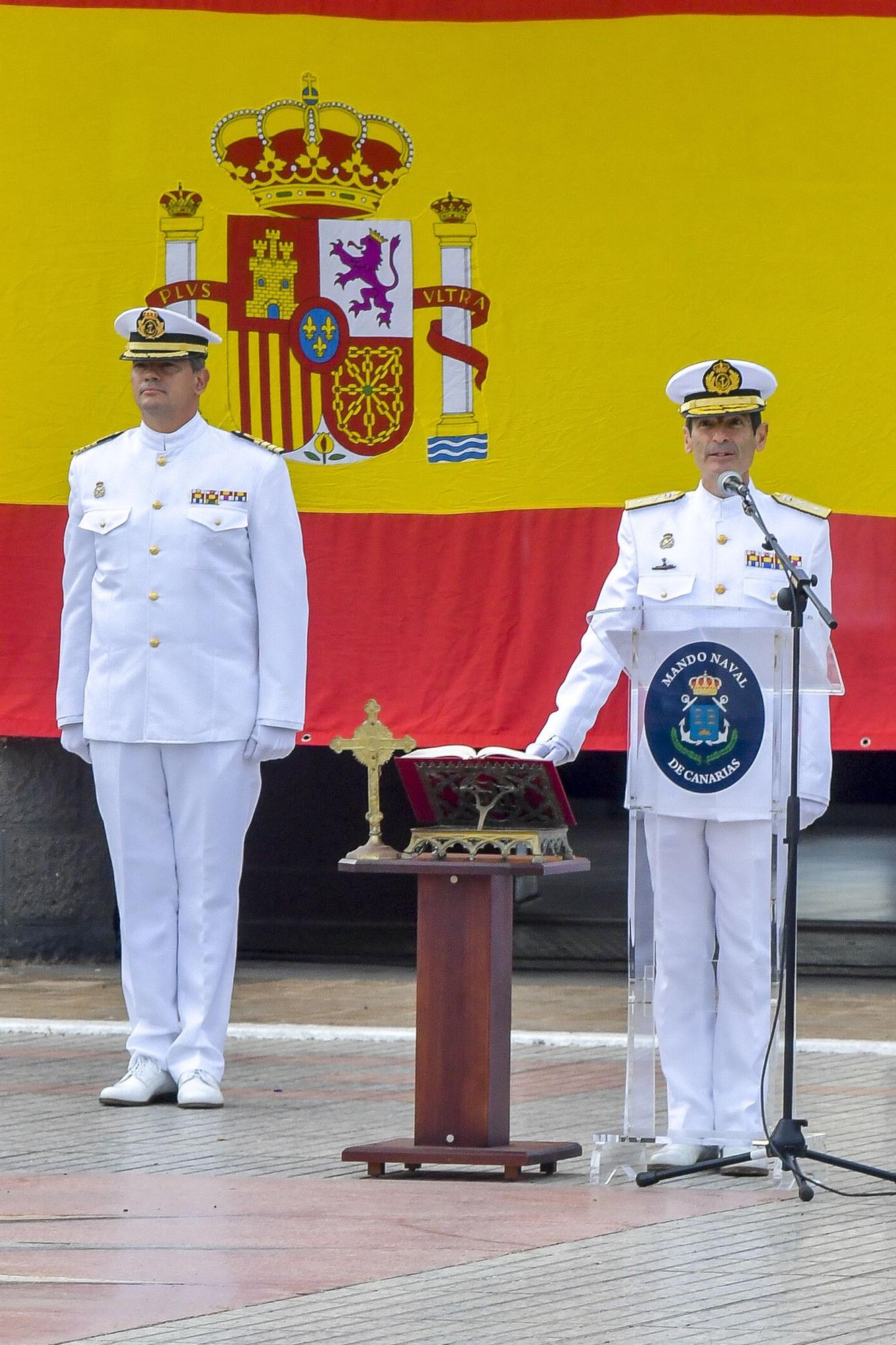 Toma de posesión de Santiago de Colsa, nuevo comandante almirante del Mando Naval de Canarias