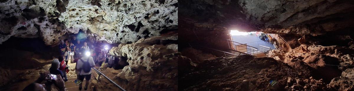 Visita al interior de las cuevas de La Araña