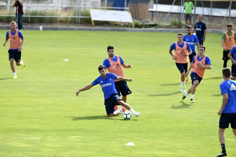 Primer entrenamiento del Real Zaragoza