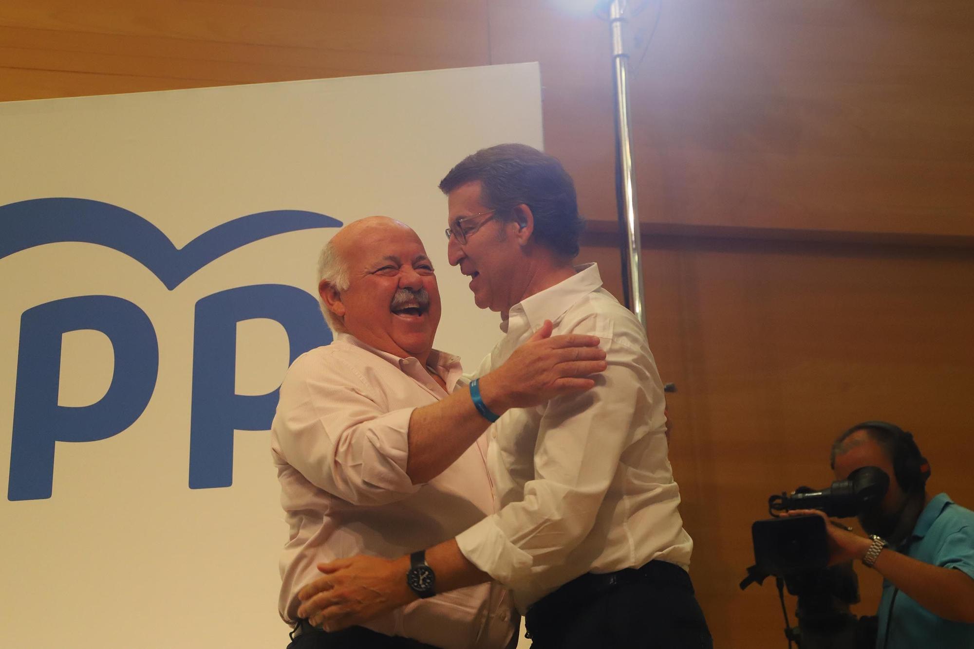 El presidente del Partido Popular, Núñez Feijóo, participa en Córdoba en un acto electoral del PP cordobés