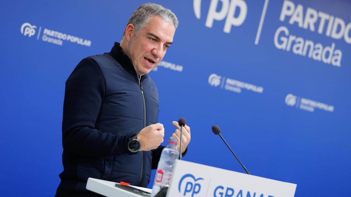 El vicesecretario de Coordinación Autonómica y Local y Análisis Electoral, Elías Bendodo, ha asistido a la Junta Provincial del Partido Popular de Granada.